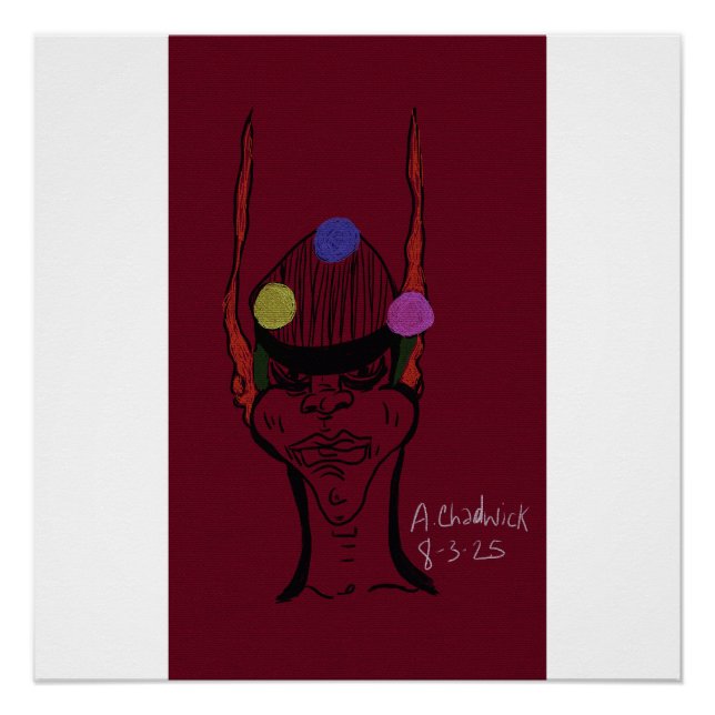 Sci-fi Futuristic Traveler Glossy Poster (Devant)