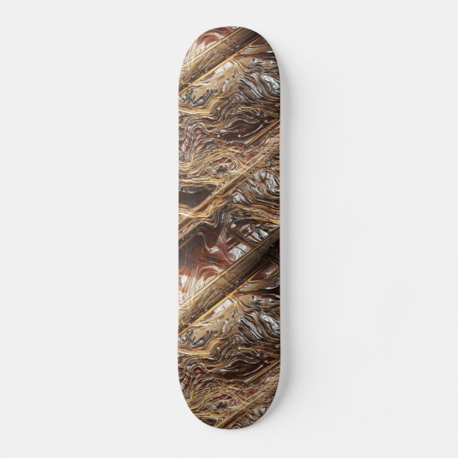 Sci-Fi Metal Art 2-2 Skateboard (Recto)