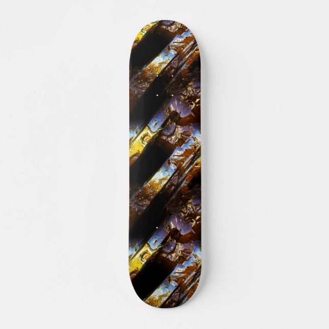 Sci-Fi Metal Art 2-3 Skateboard (Devant)