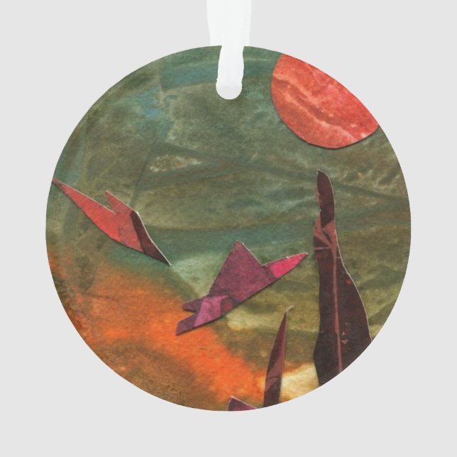 Sci-Fi "Oiseaux de feu" vie alien formes de vol (dos)