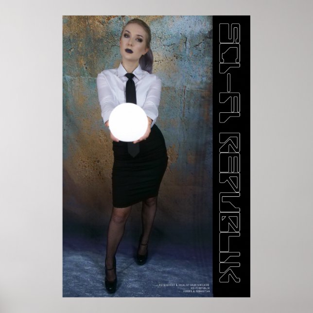 Sci-Fi Republik NASA Orb  Poster (Devant)