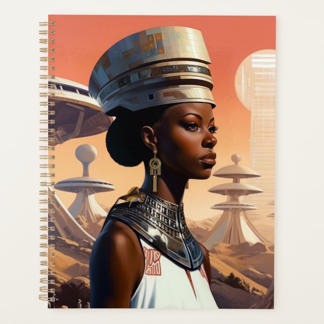 Science-fiction futuriste de la reine afrofuturist (Devant)