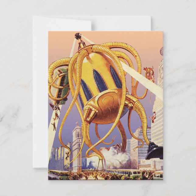Science-fiction vintage Guerre d'invasion Alien Pi (Devant)