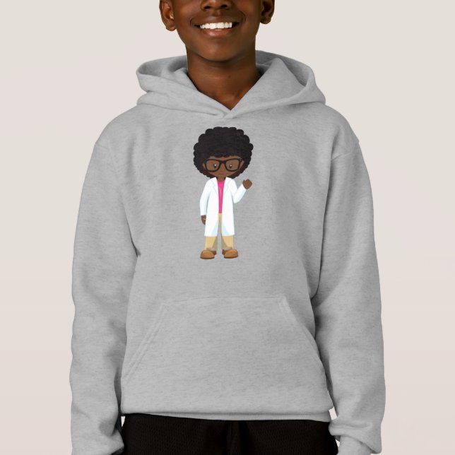Science Girl, African American Girl, Scientist (Devant)