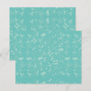 Science Icons Notes de post-it Motif