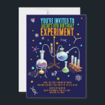 Science Invitations d'anniversaire<br><div class="desc">Préparez-vous à une fête scientifique avec notre Invitation Anniversaire de enfant de la Chimie Set! Cette invitation à thème scientifique présente des accents néons, parfaits pour les jeunes aspirants scientifiques. Invitation vos invités à se joindre à l'amusement et l'excitation d'une soirée de chimie inoubliable. Que les expériences et les découvertes...</div>
