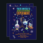 Science Invitations d'anniversaire<br><div class="desc">Préparez-vous à une fête scientifique avec notre Invitation Anniversaire de enfant de la Chimie Set! Cette invitation à thème scientifique présente des accents néons, parfaits pour les jeunes aspirants scientifiques. Invitation vos invités à se joindre à l'amusement et l'excitation d'une soirée de chimie inoubliable. Que les expériences et les découvertes...</div>