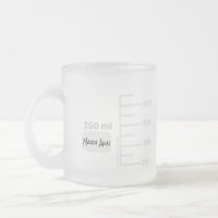 Science Lab Beaker Personnalisé Big Étiquette Mug