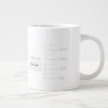 Science Lover Lab Beaker Mug Enseignant cadeau étu<br><div class="desc">Pour l'amateur de science dans votre vie. Cette tasse de 10 oz est faite pour ressembler à un morceau de verrerie de laboratoire, avec graduations pour un bécher de 250 ml de taille comparable. Vous pouvez même le personnaliser avec vos initiales ou votre nom, comme vous le feriez dans un...</div>