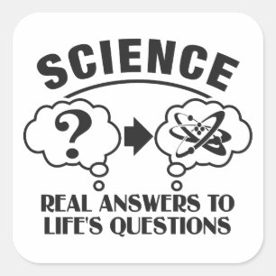 Science Réponses autocollants personnalisés