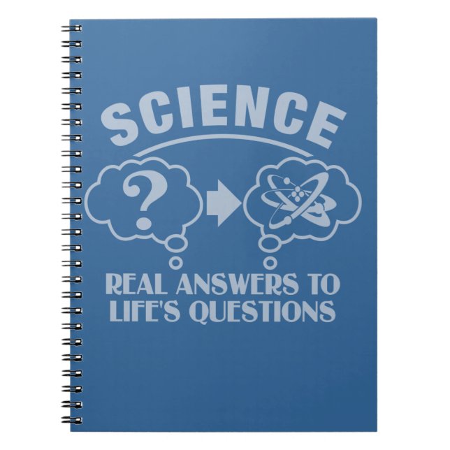 Science Réponses carnet personnalisé (Devant)