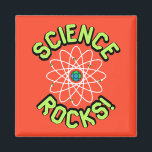 Science Rocks ! Magnets<br><div class="desc">La science nous donne toutes sortes de choses extraordinaires. Montrez à tout le monde comment il roche votre monde avec ce design coloré.</div>