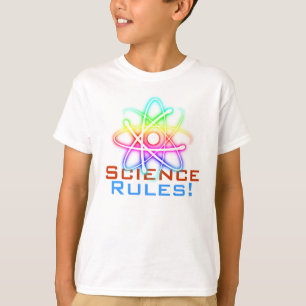 Science Rules! - Colorful Atom (001) T-shirt