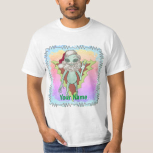 Scifi Alien Père Noël  T-Shirt
