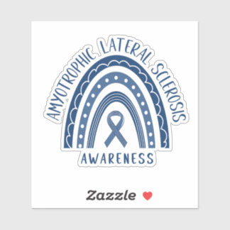 Sclérose latérale amyotrophique ALS Sticker arc-en