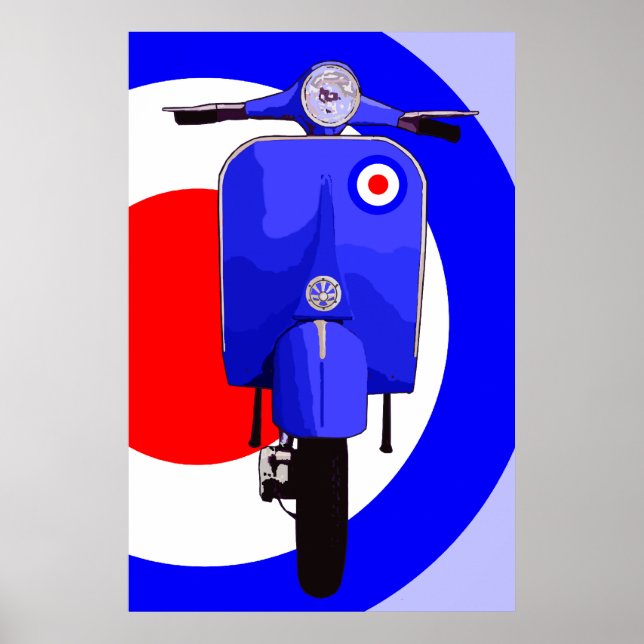Scooter Art 3 Impression énorme (Devant)