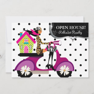 Scooter de l'immobilier Scooter de fille Dots Open