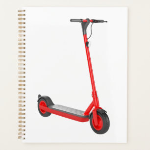 scooter électrique rouge
