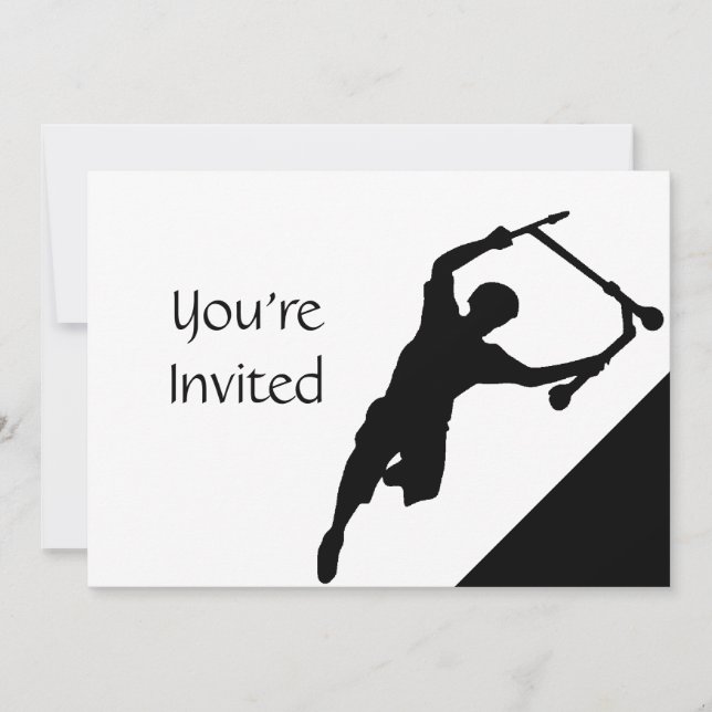 Scooter Fun Park Invitation (Devant)