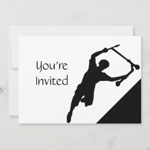 Scooter Fun Park Invitation