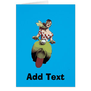 Scooter Girl, ajouter du texte