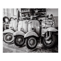 Scooter vintage | Poster parfait | New York USA