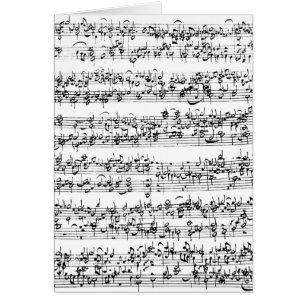 Score de musique de Johann Sebastian Bach