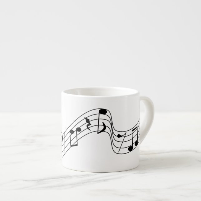 Score de vol Espresso Mug (Devant droit)