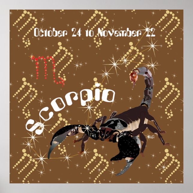Scorpio 24 octobre à novembre 22 Poster (Devant)