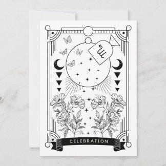 Scorpio Anniversaire Célébration Invitation