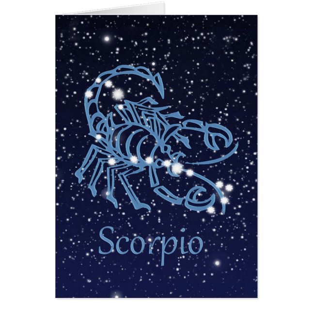 Scorpio Constellation et signe Zodiaque avec étoil (Devant)