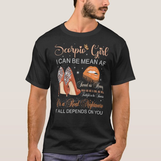 Scorpio Fille Anniversaire talons hauts Lèvres de  (Devant)