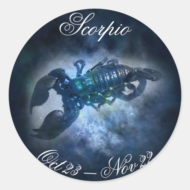 Scorpio Horoscope Zodiac Astrologie Sticker (Devant)