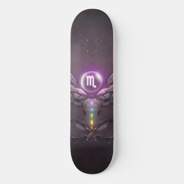 Scorpio Horoscopes Symbole Skateboard (Recto)