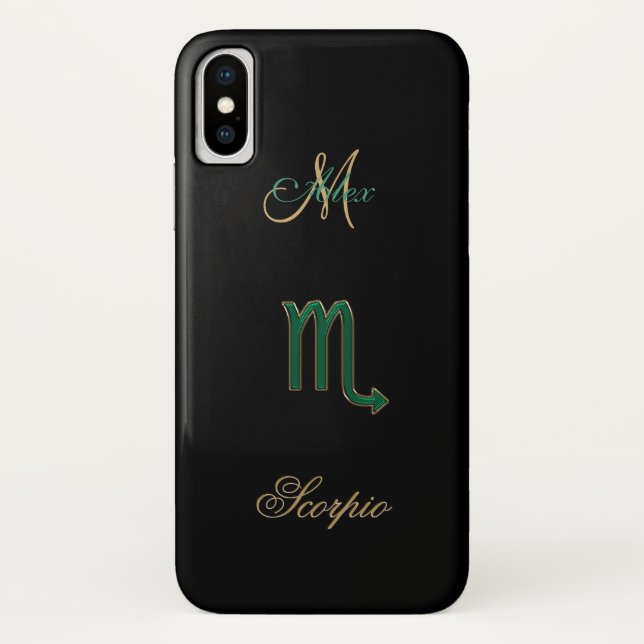 Scorpio iPhone X Scorpio Scorpio Scorpio X Coque (Dos)
