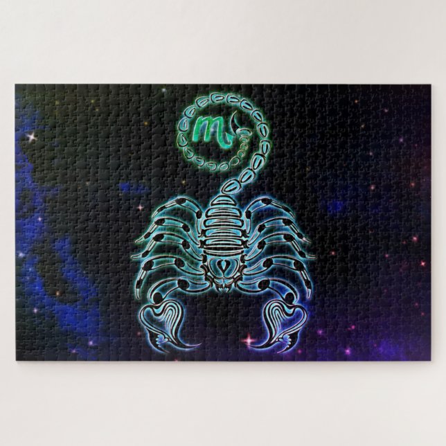 scorpio le scorpion zodiac puzzle (Horizontal)