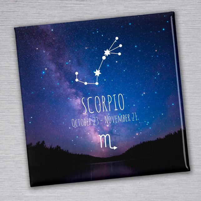 Scorpio | Magnet de constellation zodiaque personn (Créateur téléchargé)