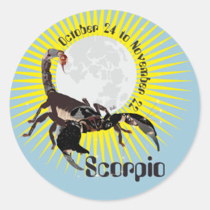 Scorpio October 24 à novembre 22 Autocollants