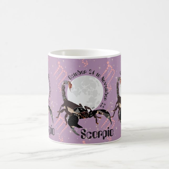 Scorpio October 24 à novembre 22 Mug (Centre)