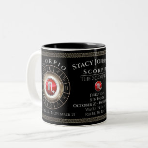 Scorpio - Scorpion signe Zodiac café Mug