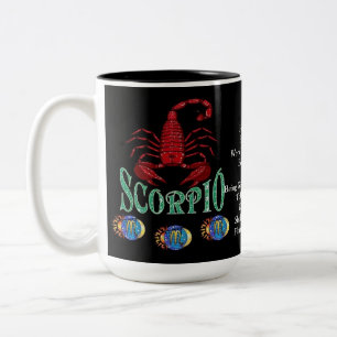 Scorpio signe de naissance Zodiac Mug