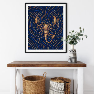 Scorpio, signe zodiaque   Impression numérique Zod