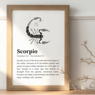 Scorpio Zodiac affiche