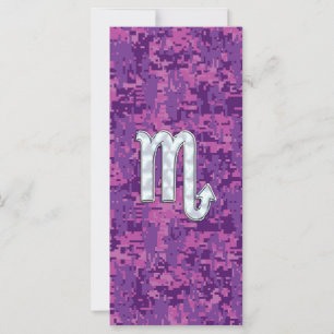 Scorpio Zodiac Connexion Camion numérique rose