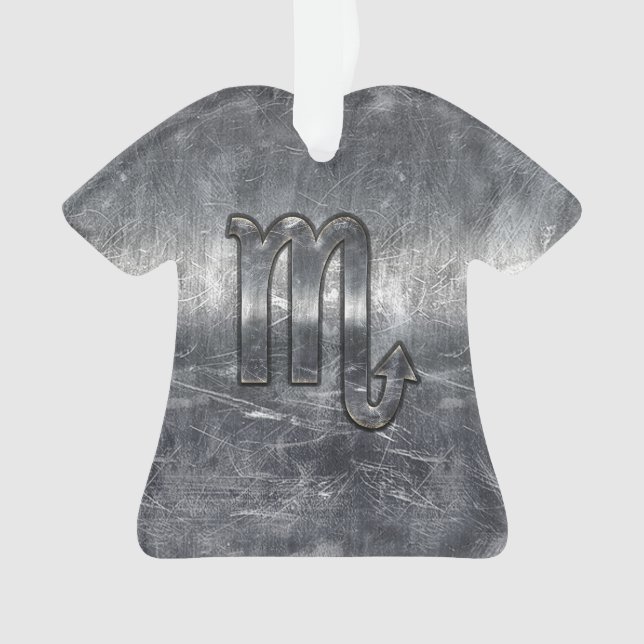 Scorpio Zodiac Connexion Décor en Acier Désossé (devant)