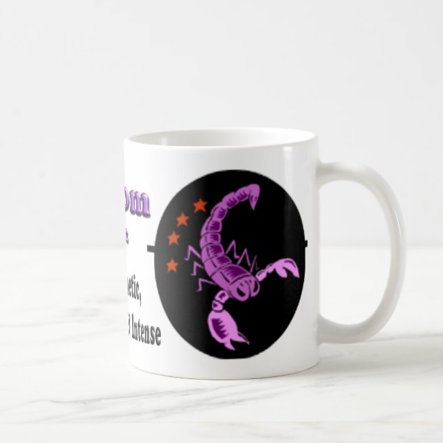 Scorpio Zodiac Fête des Mères Café Mug (Droite)