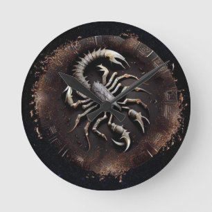 Scorpio Zodiac Horloge murale