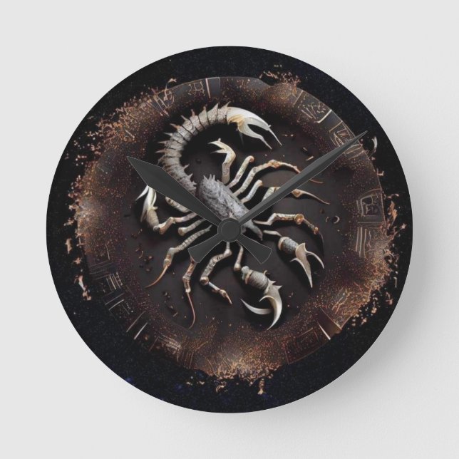 Scorpio Zodiac Horloge murale (Recto)