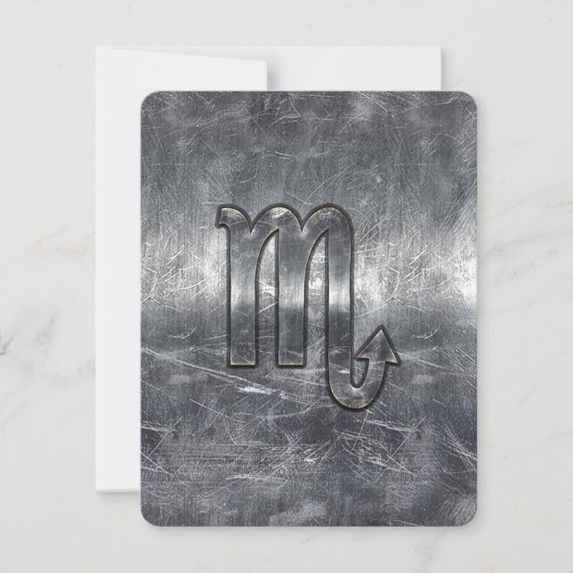 Scorpio Zodiac Se connecter Grunge Style dévêtu (Devant)