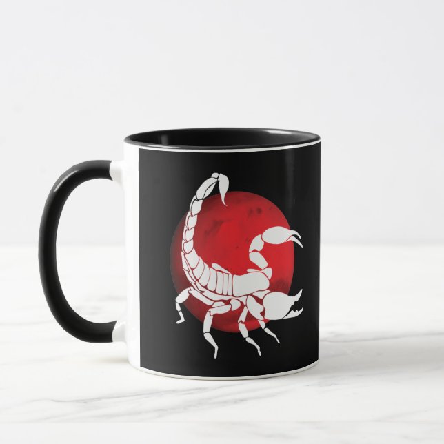 Scorpio Zodiac Sign Mug (Gauche)